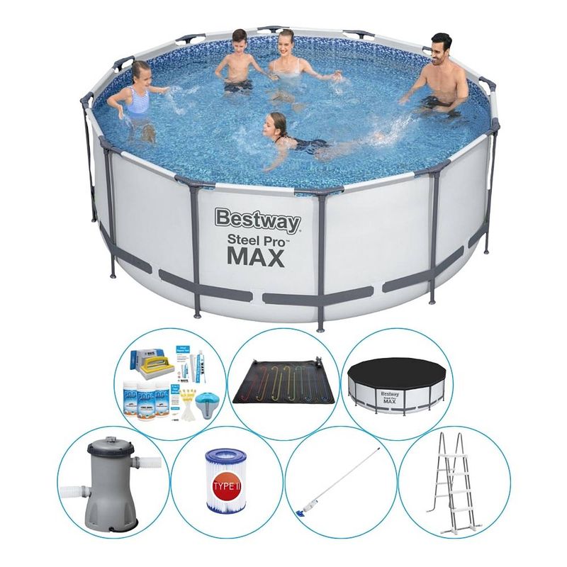 Foto van Bestway steel pro max rond 366x122 cm - zwembad deal