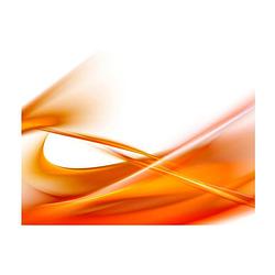 Foto van Artgeist abstractie oranje vlies fotobehang 300x231cm 6-banen