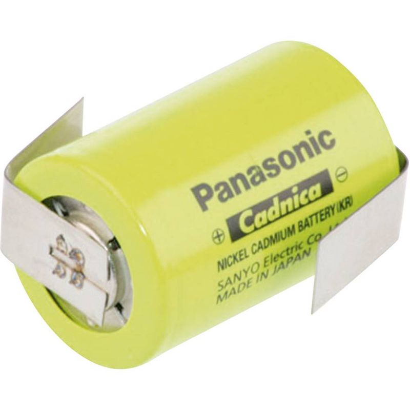 Foto van Panasonic sub-c zlf speciale oplaadbare batterij 4/5 sub-c z-soldeerlip nicd 1.2 v 1200 mah