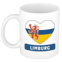 Foto van Hartje limburg mok / beker 300 ml - limburgse koffiebeker