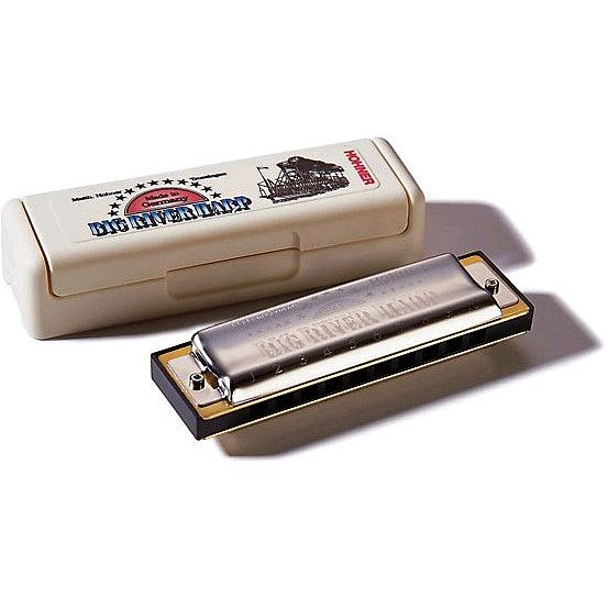 Foto van Hohner big river harp a mondharmonica