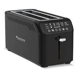 Foto van Turbotronic bf15 digitale broodrooster - toaster met variabele bruining - zwart