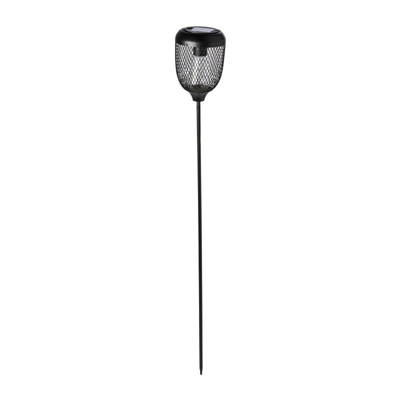 Foto van Tuinfakkel solar led - zwart - 81 cm