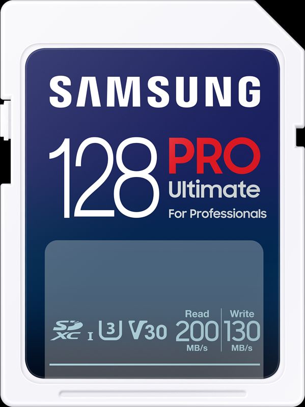 Foto van Samsung pro ultimate 128 gb (2023) sdxc