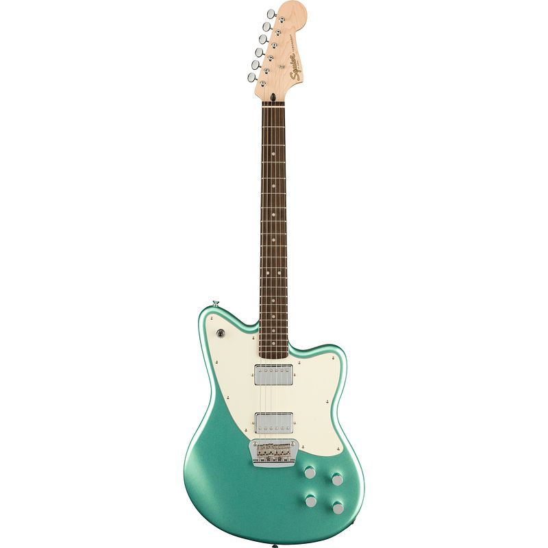 Foto van Squier paranormal toronado mystic seafoam il elektrische gitaar