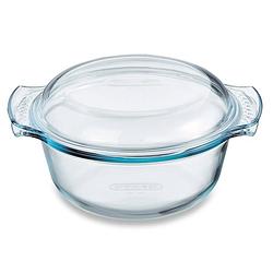 Foto van Pyrex ovenschaal met deksel - 1,5l rond