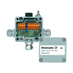 Foto van Weidmüller fbcon dp cg term 24v 8564290000 actieve sensor/actorbox profibus-dp standaardverdeler met bus aansluiting 1 stuk(s)