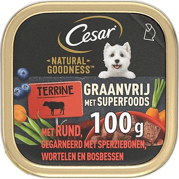 Foto van Cesar natural goodness nat hondenvoer rundvlees 100g bij jumbo