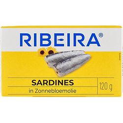 Foto van Ribeira sardines in zonnebloemolie 120g bij jumbo