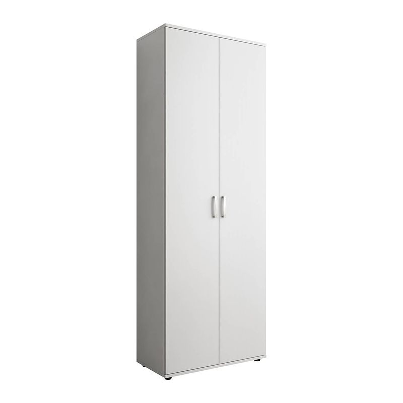 Foto van Meubella schoenenkast odette - wit - 70 cm