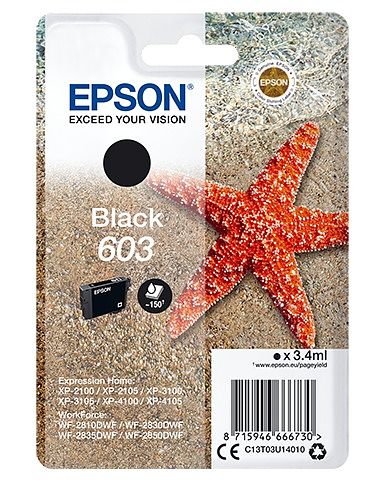 Foto van Epson 603 - zeester inkt zwart