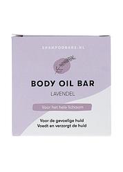 Foto van Body oil bar lavendel