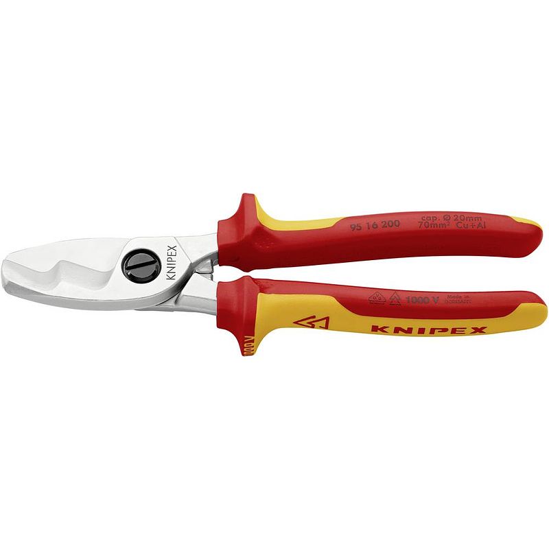 Foto van Knipex knipex-werk 95 16 200 sb kabelschaar