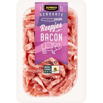 Foto van Jumbo gerookte reepjes bacon 150g