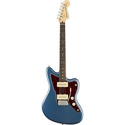 Foto van Fender american performer jazzmaster satin lake placid blue rw