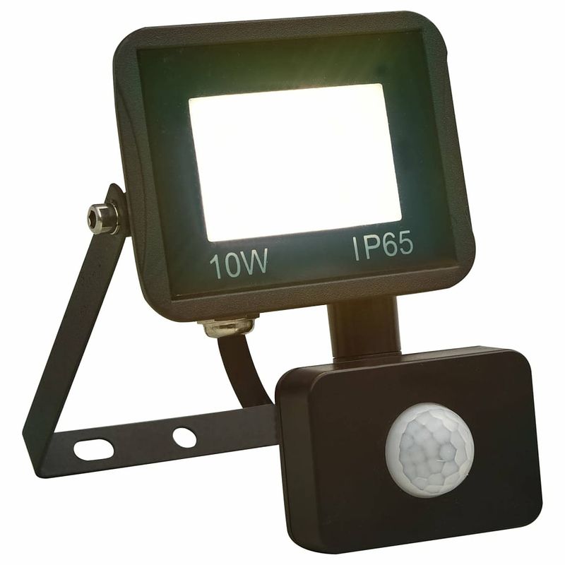 Foto van Vidaxl spotlight met sensor led 10 w koudwit