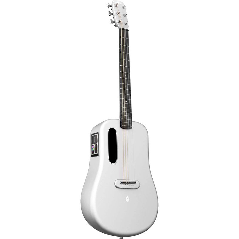 Foto van Lava music me 3 36” white smartguitar met multi-touch screen inclusief ideal bag