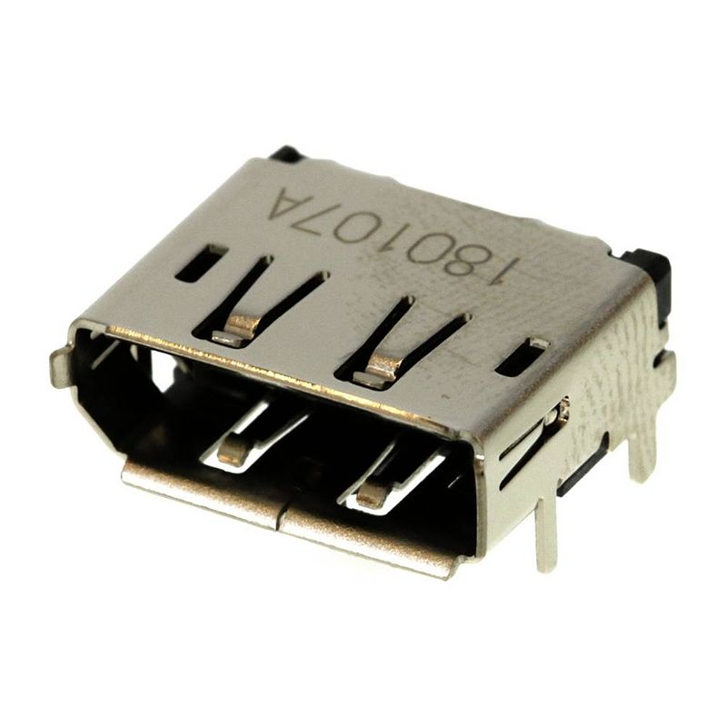 Foto van Molex 472720001 displayport-connector bus aantal polen: 20 zwart 1 stuk(s) tape on full reel