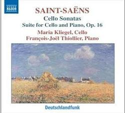 Foto van Saint-saëns: cello sonatas 1 & 2 - cd (0747313288021)