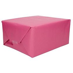 Foto van Rollen kraft inpakpapier roze 200 x 70 cm - cadeaupapier
