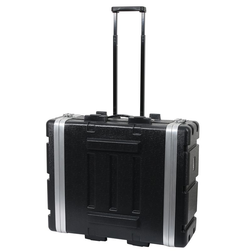 Foto van Innox abs-19-4ut 19 inch abs doubledoor trolley-flightcase 4u