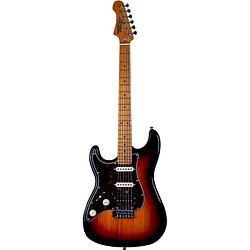 Foto van Jet guitars js-400 sunburst left-handed linkshandige elektrische gitaar
