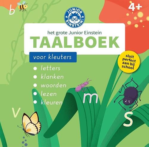 Foto van Het grote junior einstein taalboek voor kleuters - paperback (9789493128996)