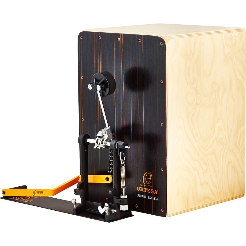 Foto van Ortega ostbcj-bu stomp box cajon bundel, rechtsbenig