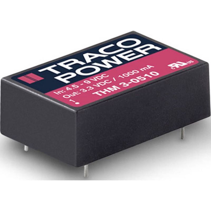 Foto van Tracopower thm 3 dc/dc-converter, print 250 ma 3 w aantal uitgangen: 1 x