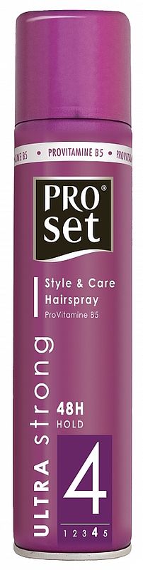 Foto van Proset hairspray ultra strong