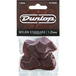 Foto van Dunlop 44p125 nylon standard 1.25 mm plectrumset (12 stuks)