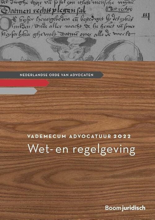 Foto van Vademecum advocatuur 2022 - paperback (9789462126602)