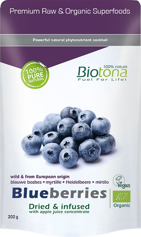 Foto van Biotona blueberry dried infusion bio