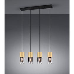 Foto van Moderne hanglamp robin - metaal - messing