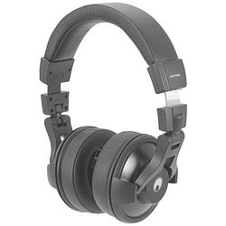 Foto van Omnitronic shp-740dj over ear koptelefoon kabel dj stereo zwart