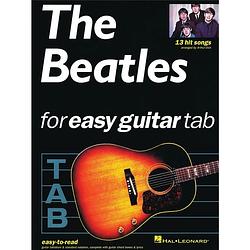 Foto van Hal leonard the beatles for easy guitar tab songboek voor gitaar