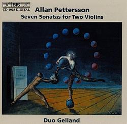 Foto van Seven sonatas for two violins - cd (7318590010280)