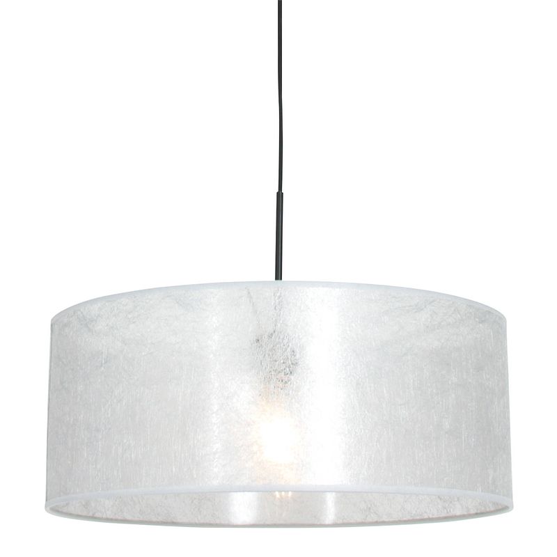 Foto van Moderne hanglamp - steinhauer - kunststof - modern - e27 - l: 50cm - voor binnen - woonkamer - eetkamer - zwart