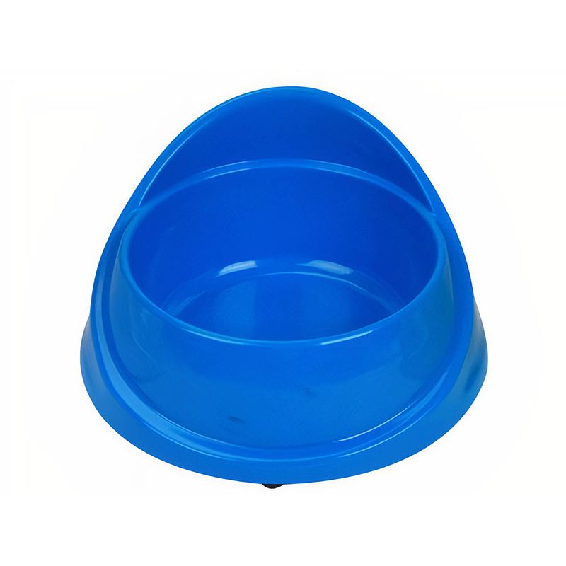 Foto van M-pets voer- en drinkbak 450 ml 22,5 x 13 cm blauw