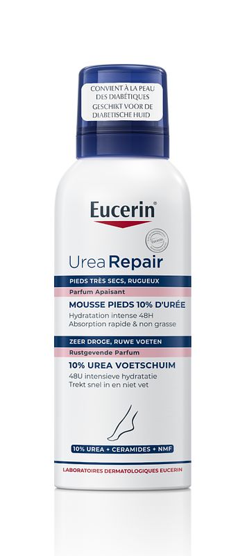 Foto van Eucerin urearepair plus 10% urea voetschuim