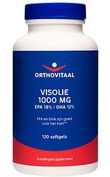 Foto van Orthovitaal visolie 1000mg epa 18% / dha 12% softgels