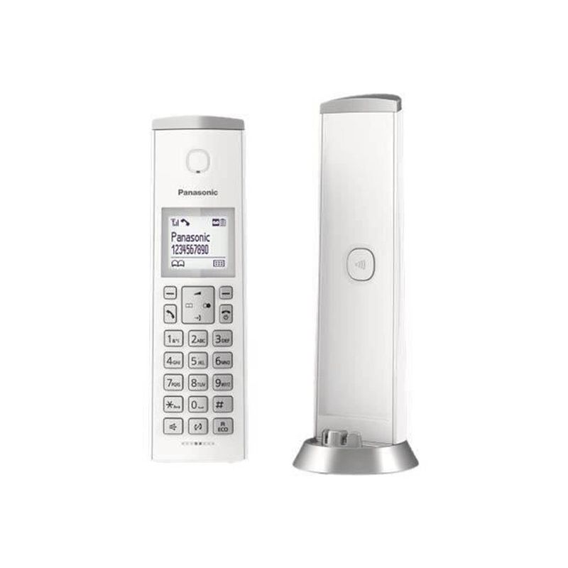 Foto van Panasonic dect design residentiële telefoon - tgk220 - met antwoordapparaat - wit