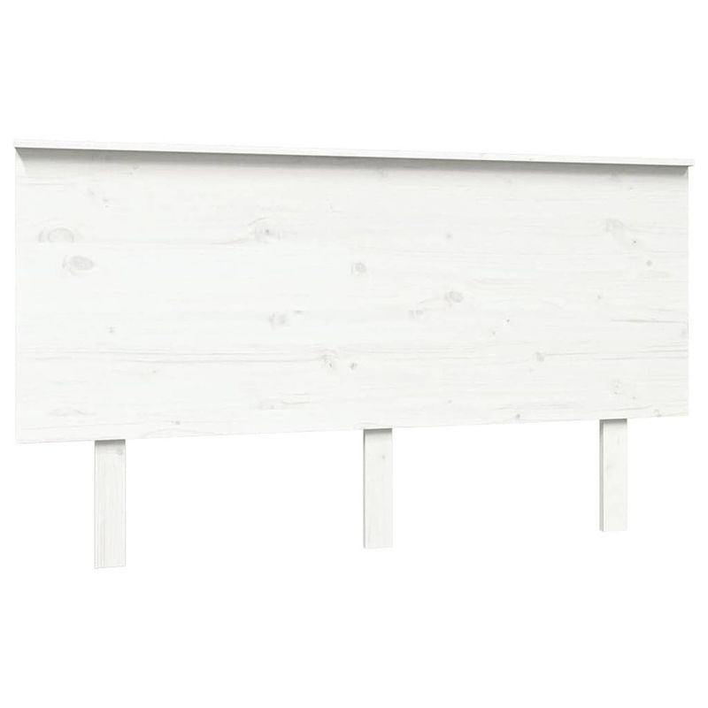 Foto van The living store houten hoofdeinde - klassiek - hoofdbord - afmetingen- 144x6x82.5cm - kleur- wit