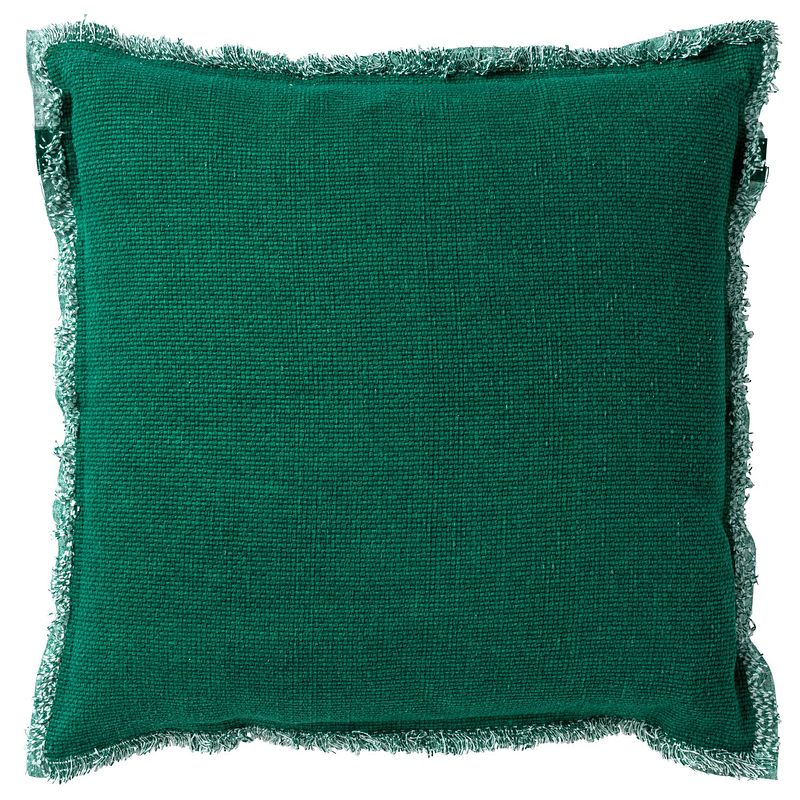 Foto van Dutch decor burto - kussenhoes van katoen galapagos green 60x60 cm - groen - groen