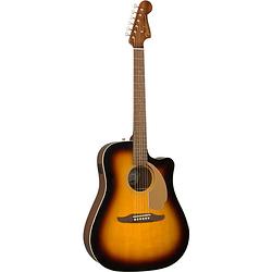 Foto van Fender redondo player sunburst elektrisch-akoestische westerngitaar