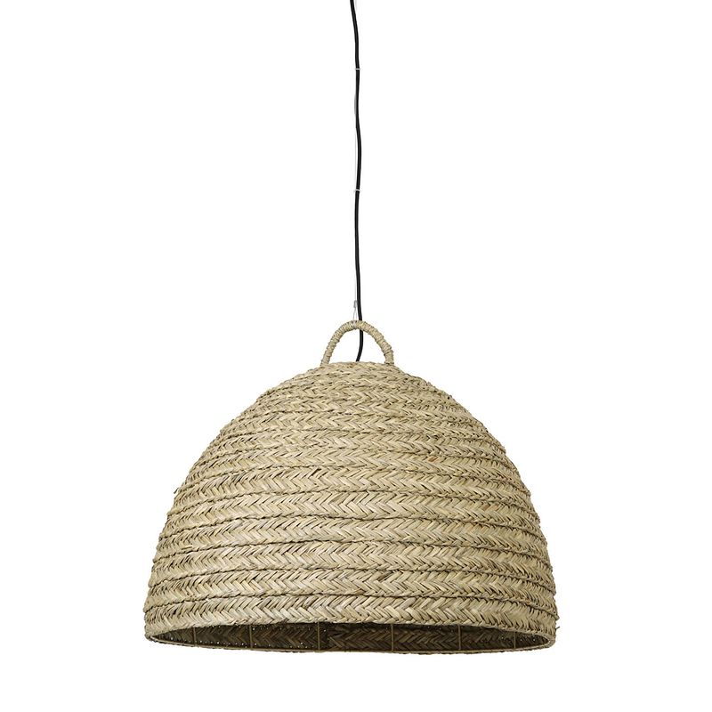 Foto van Light & living - hanglamp paeru - 60x60x41 - bruin