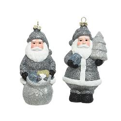 Foto van Decoris - kerstman plc l8b6h13cm winterwit a2