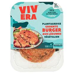 Foto van Vivera plantaardige groenteburger 2 stuks 200g bij jumbo