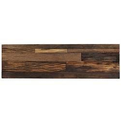 Foto van The living store consoletafel rustiek gerecycled hout - 120 x 35 x 76 cm