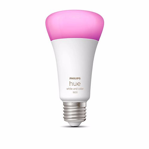 Foto van Philips hue a67 e27 1-pack wit en gekleurd licht